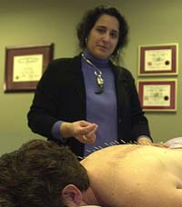 Accupuncture at Circle of Healing by Jennifer Jacoby